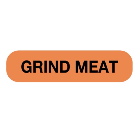 Nevs Grind Meat Label 5/16 x 1-1/4" D-1651